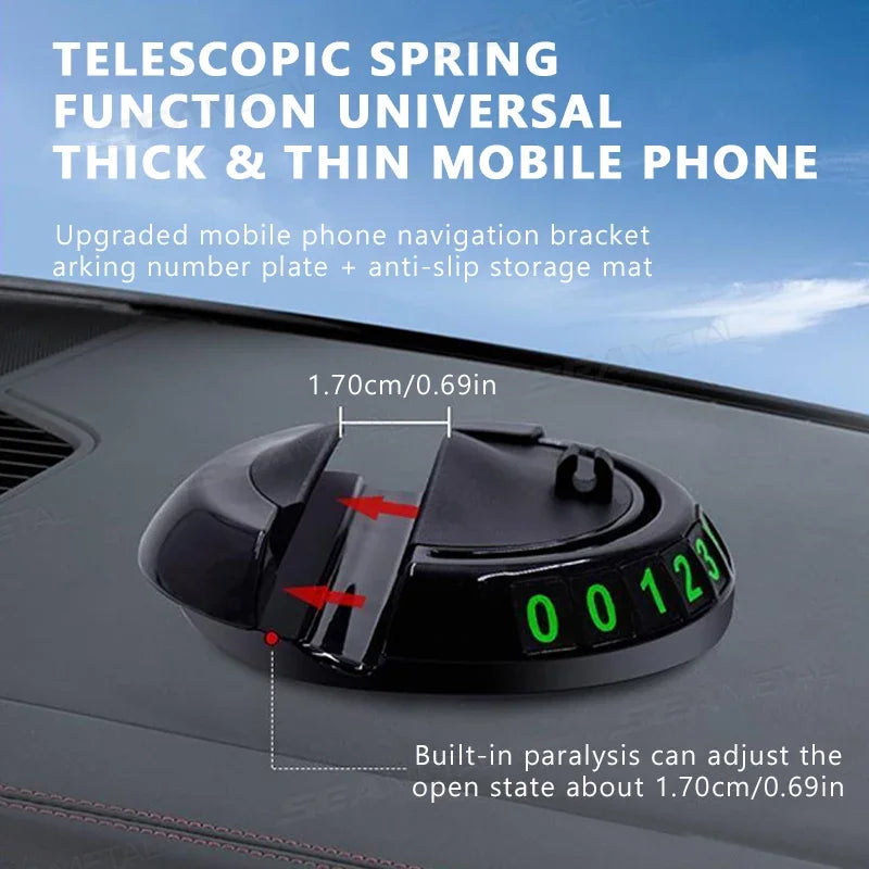 Ultimate 2-in-1 Anti-Slip Dashboard Mat & 360° Phone Holder for Cars - Secure & Convenient!