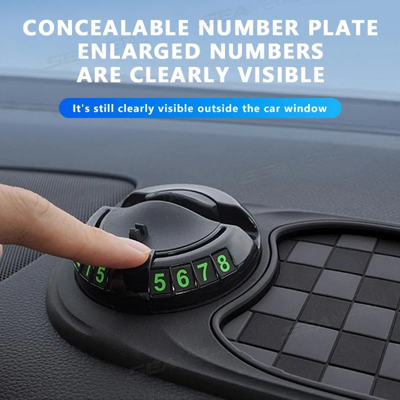 Ultimate 2-in-1 Anti-Slip Dashboard Mat & 360° Phone Holder for Cars - Secure & Convenient!