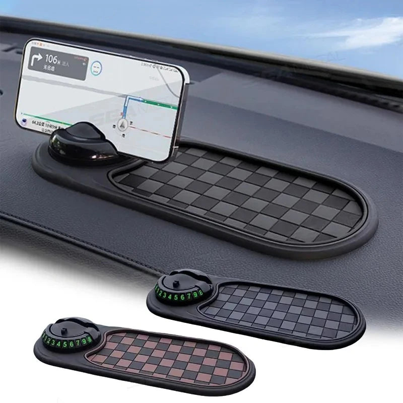 Ultimate 2-in-1 Anti-Slip Dashboard Mat & 360° Phone Holder for Cars - Secure & Convenient!