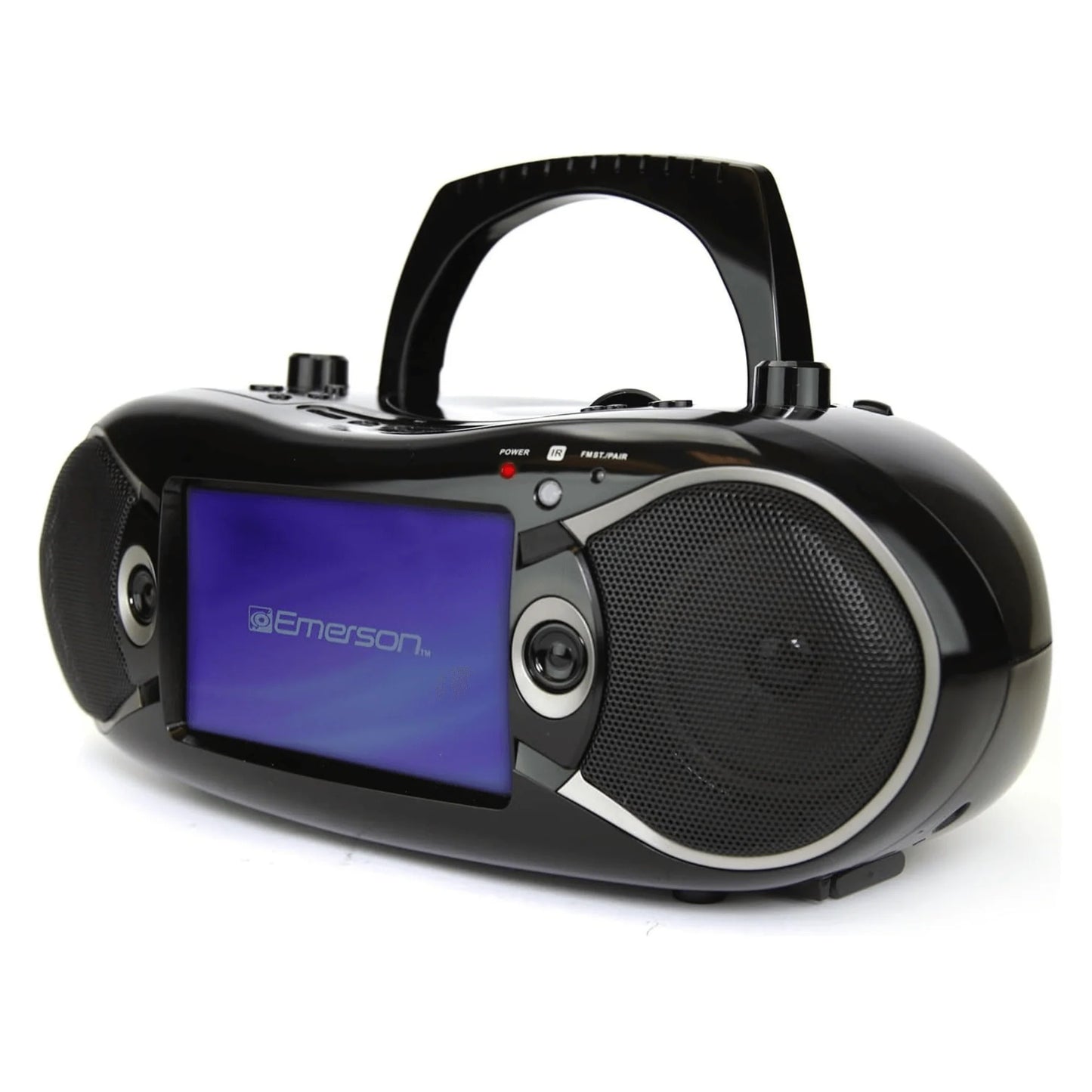 Experience Ultimate Entertainment On-the-Go with the Emerson 7" Bluetooth DVD Boombox Featuring AM/FM Radio & Digital TV