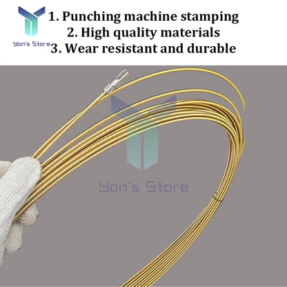 5/10M Universal Wire Threading Device Spring High Elasticity Rope Pulling Device with Pulley Electricians Wire Lead Cable Puller