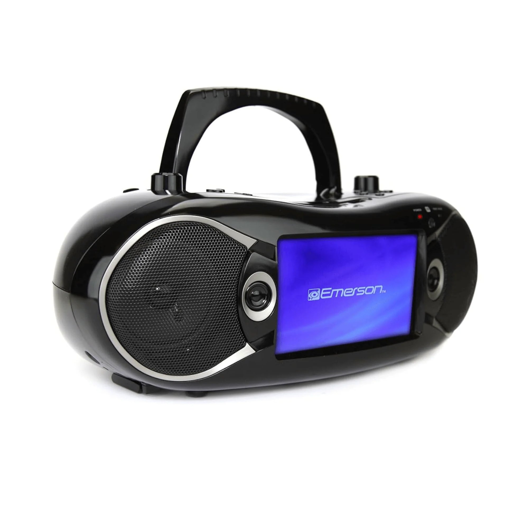 Experience Ultimate Entertainment On-the-Go with the Emerson 7" Bluetooth DVD Boombox Featuring AM/FM Radio & Digital TV