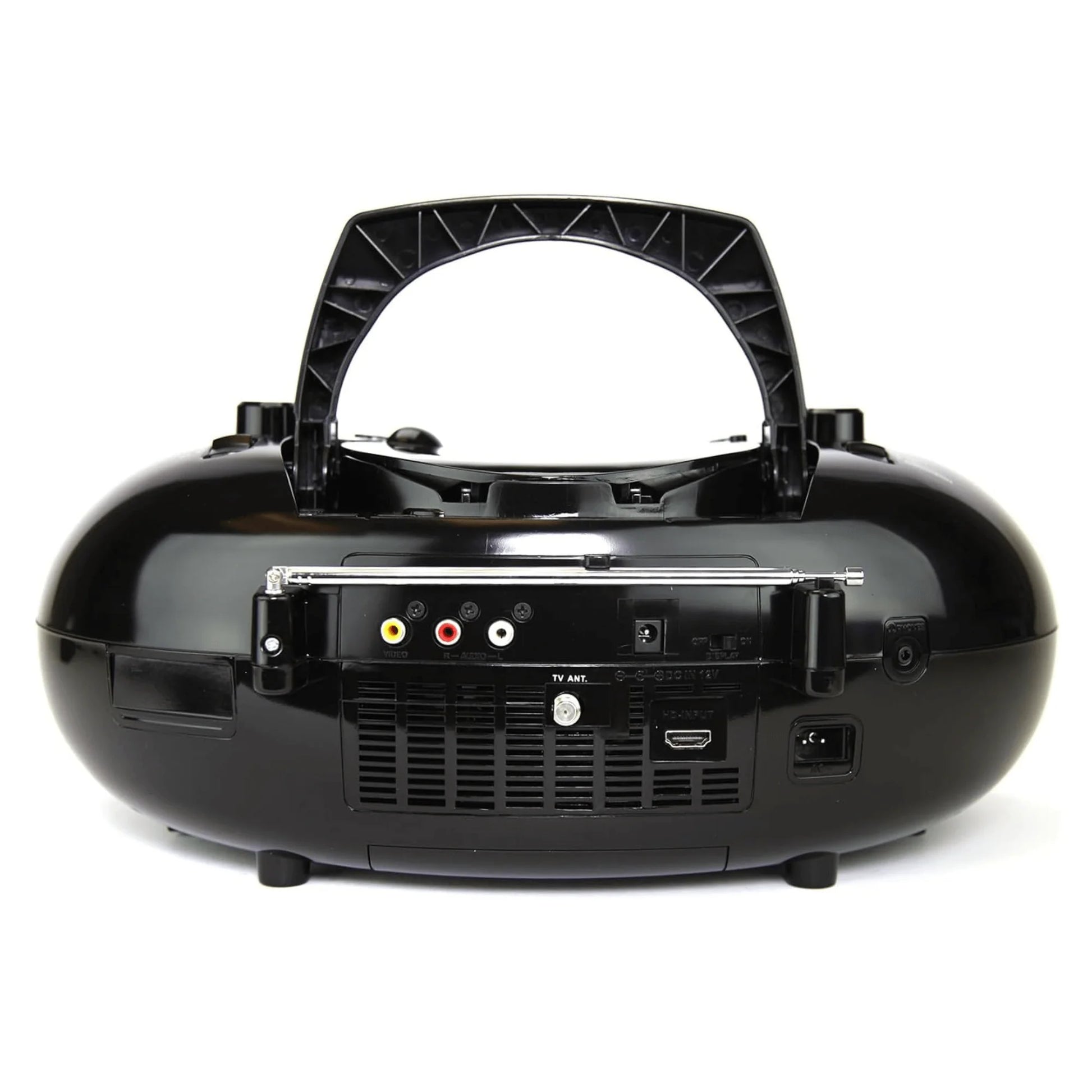 Experience Ultimate Entertainment On-the-Go with the Emerson 7" Bluetooth DVD Boombox Featuring AM/FM Radio & Digital TV
