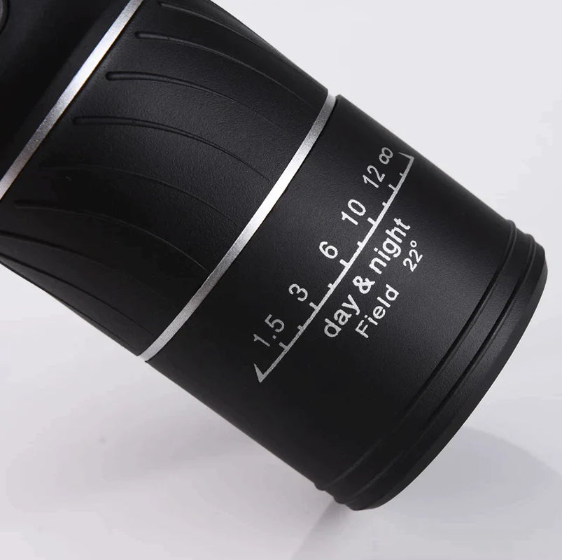 40x60 High-Power Waterproof Monocular with Night Vision and BAK4 Prism Technology