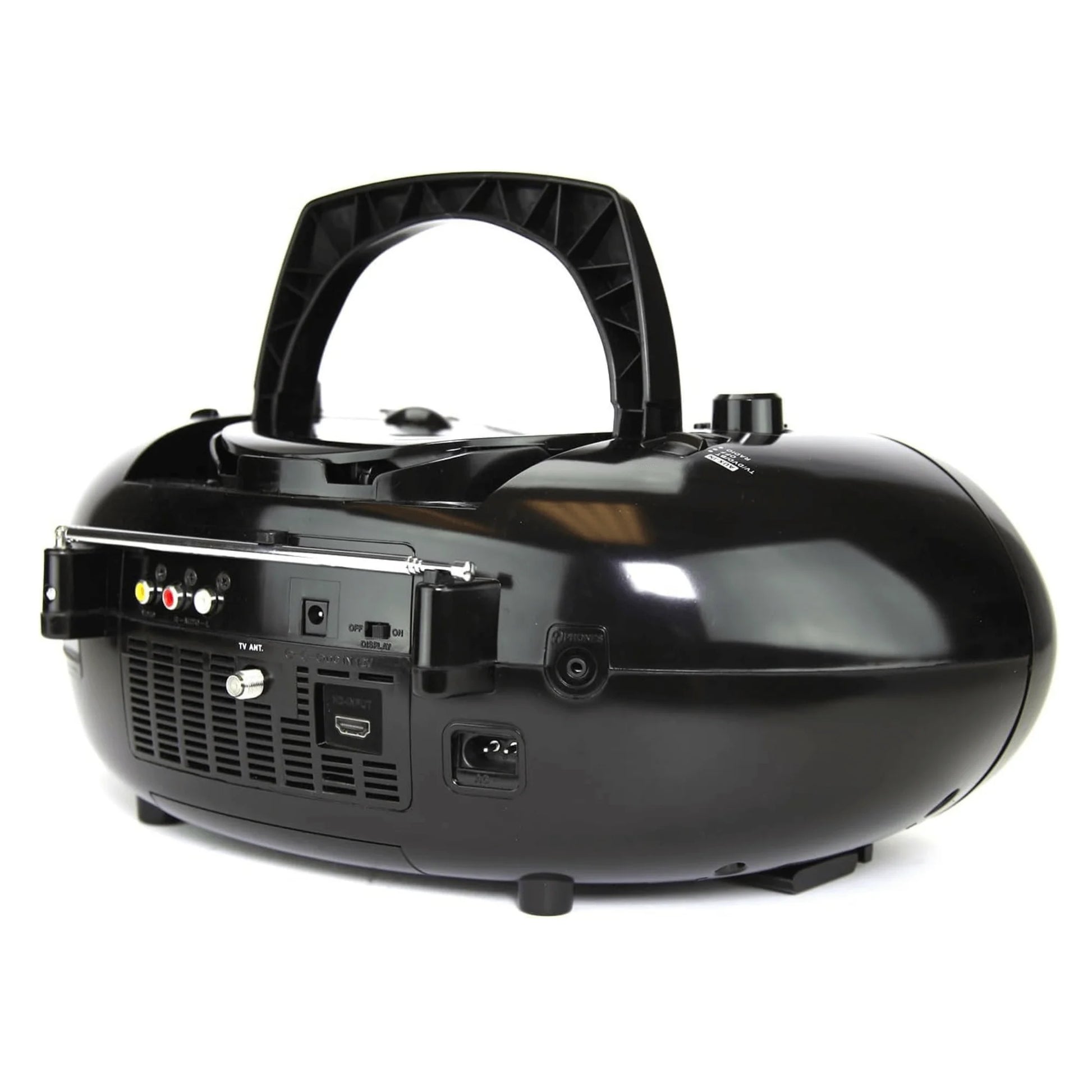 Experience Ultimate Entertainment On-the-Go with the Emerson 7" Bluetooth DVD Boombox Featuring AM/FM Radio & Digital TV