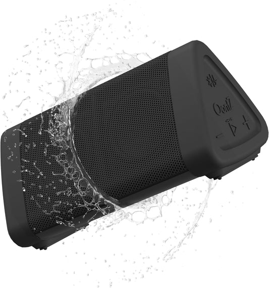 Oontz Angle 3 Portable Bluetooth Speaker - 12W Sound, 24-Hour Battery, 100Ft Range, IPX5 Water-Resistant - Perfect for Travel & Outdoor Adventures (Black)