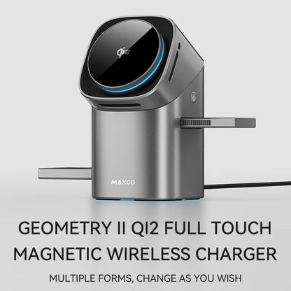Revolutionary Qi2 3-in-1 Magnetic Wireless Charger - Fast 15W Charging for iPhone 12/13/14/15/16, Apple Watch & AirPods