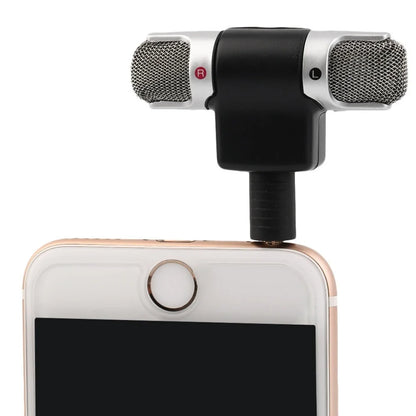 FORNORM Mini Portable Digital Stereo Microphone Recorder with 3.5mm Jack - Perfect for Singing, Karaoke, and Computer Use!